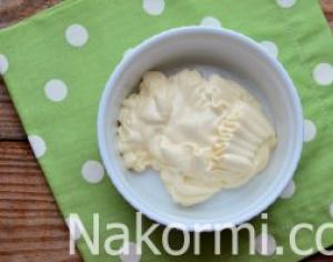 Mayonnaise sauce for fish, chicken, pasta and meat