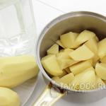 Masový kastrol s bramborami v troubě recept s fotografiemi