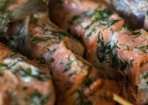 Recipe • Grilled salmon fillet