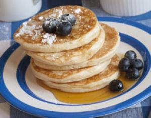 Lush pancakes with sour milk: list of ingredients and recipe